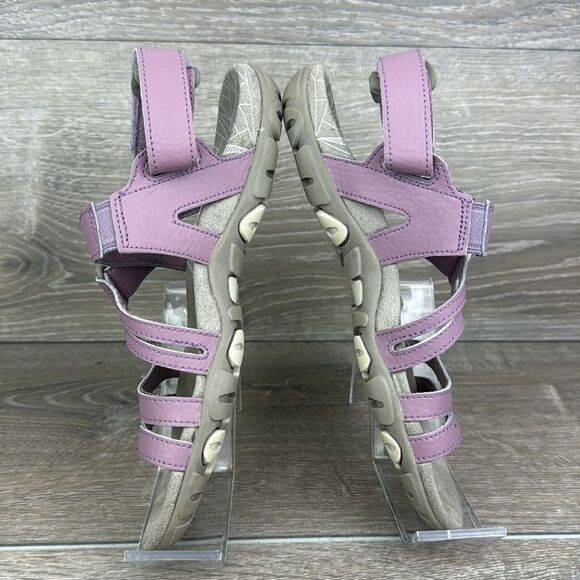 Merrell Sandspur Convert Women’s Sz 5 Elderberry Leather Slingback Hiking Sandal - Picture 9 of 10